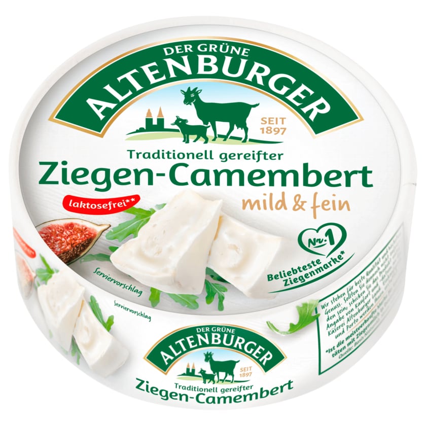 Der Grüne Altenburger Ziegen-Camembert 200g